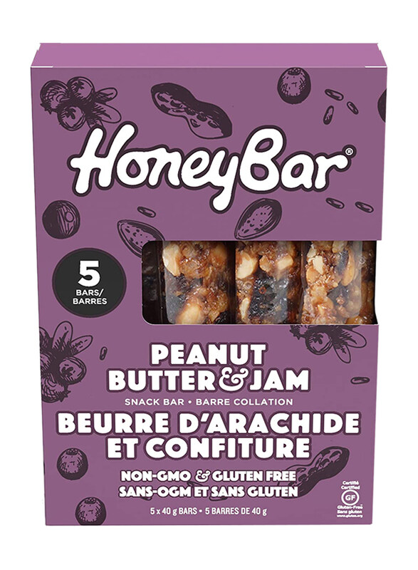 

HoneyBar Peanut Butter Jam Snack Bars, 40g