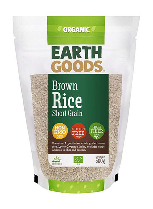 

Earth Goods Organic Short Grain Brown Rice, 500gm