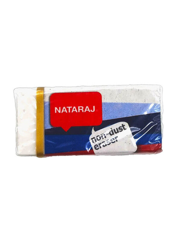 

Nataraj Non Dust Eraser, White