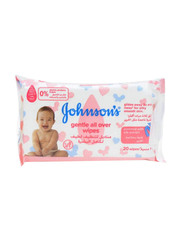 Johnson's 20 Wipes Gentle All Over Wipes, White