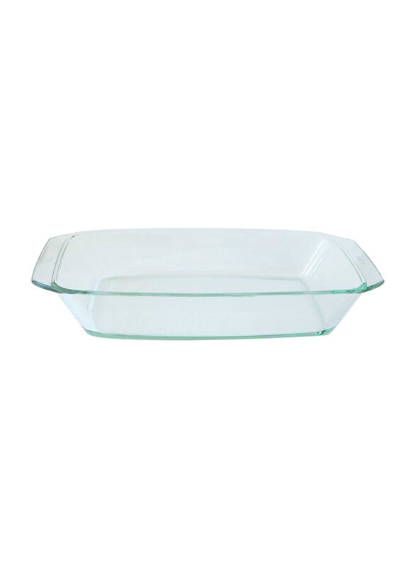 

Simax Glassware 2.4 Ltr Glassware Rectangular Roaster Dish, 7046, Clear
