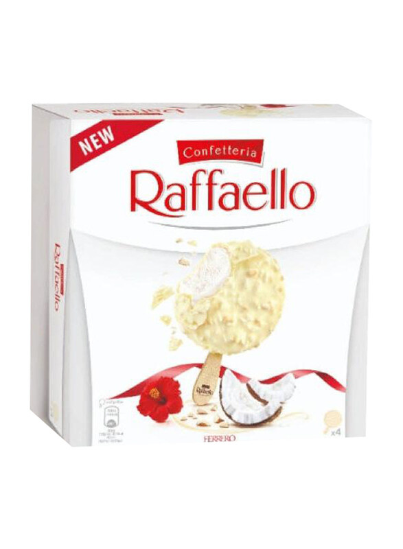 Raffaello Vanilla & Coconut Ice Cream Sticks, 4 x 188g