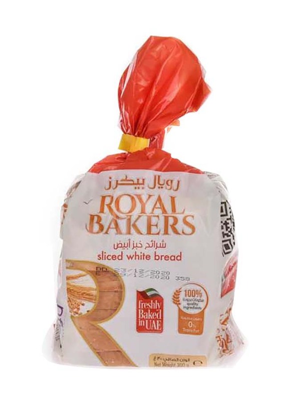 Royal Bakers Sliced White Bread, 300g