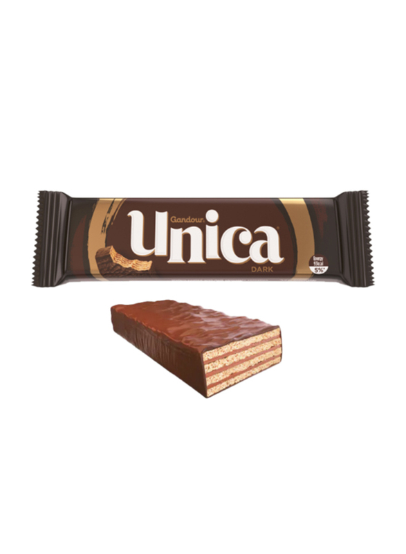 Gandour Unica Dark Chocolate Wafer Bar, 1 Piece