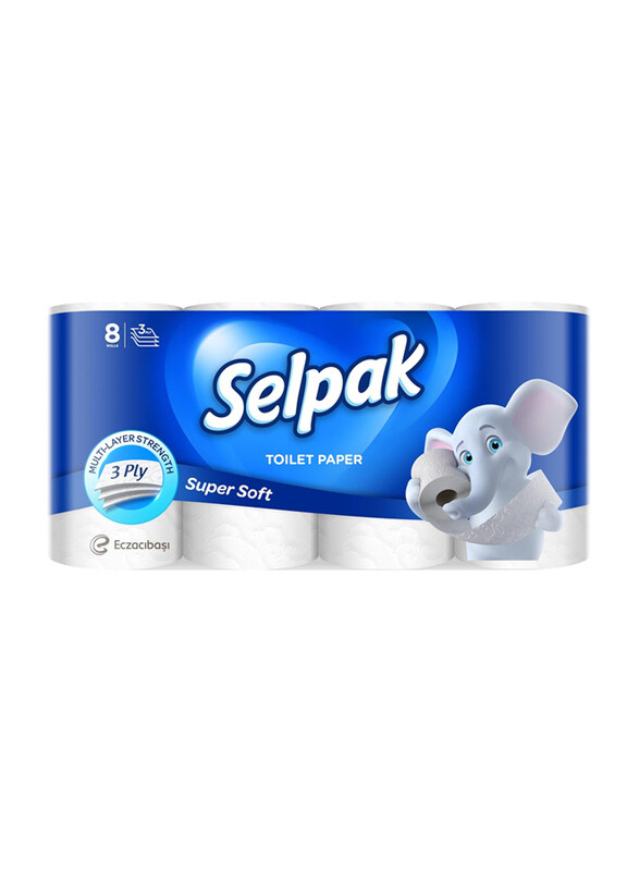 

Selpak Toilet Paper, 8 Rolls