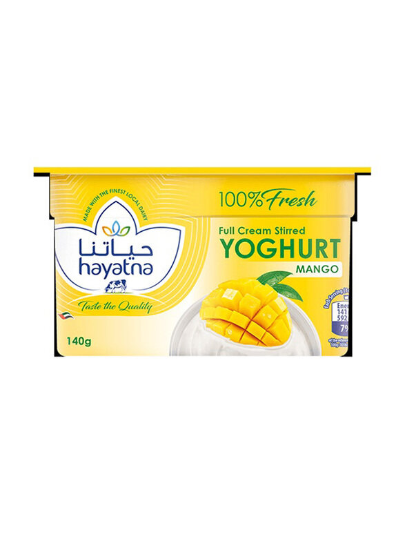 

Hayatna Mango Yoghurts, 140g