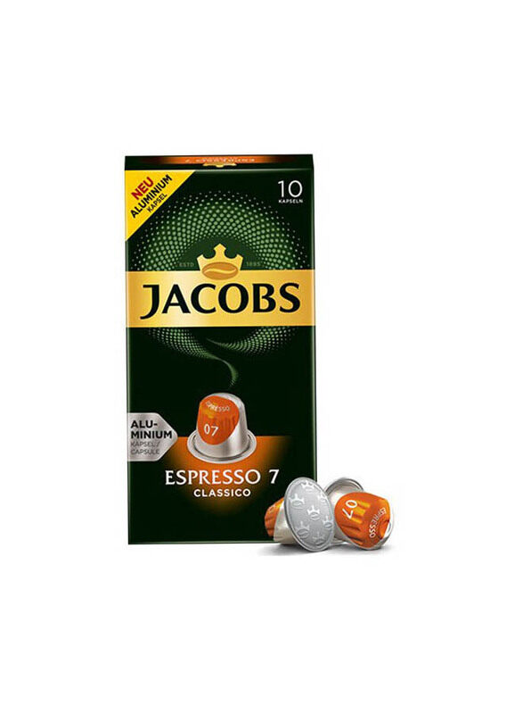 

Jacobs Espresso 7 Classico Coffee, 10 Capsules