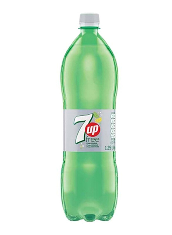 

7Up Free Lime Carbonated Soft Drink Bottle, 1.25 Litre