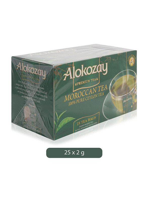 

Alokozay Heat Seal Sachets Moroccan Tea, 25 Tea Bags x 2g