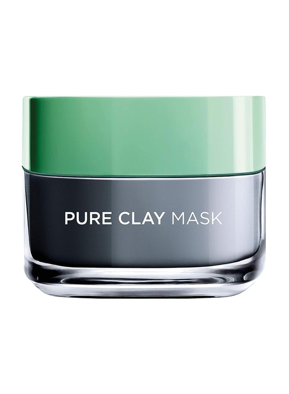 L'Oreal Paris Pure Clay Charcoal Face Mask, 50ml