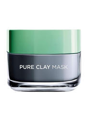 L'Oreal Paris Pure Clay Charcoal Face Mask, 50ml