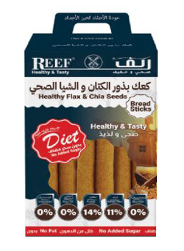 

Reef Flax & Chia Seed Bread Sticks, 350g