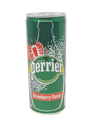 Perrier Strawberry Flavor Natural Mineral Water, 250ml