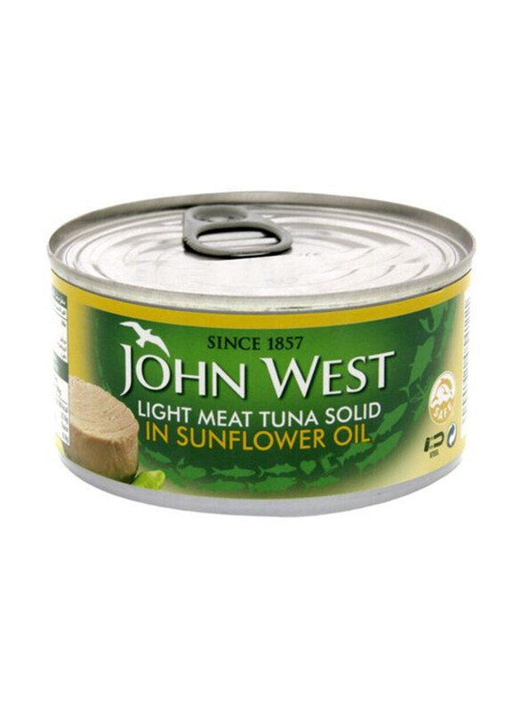 

John West Light Meat Tuna Solid In Sunflower Oil, 170g