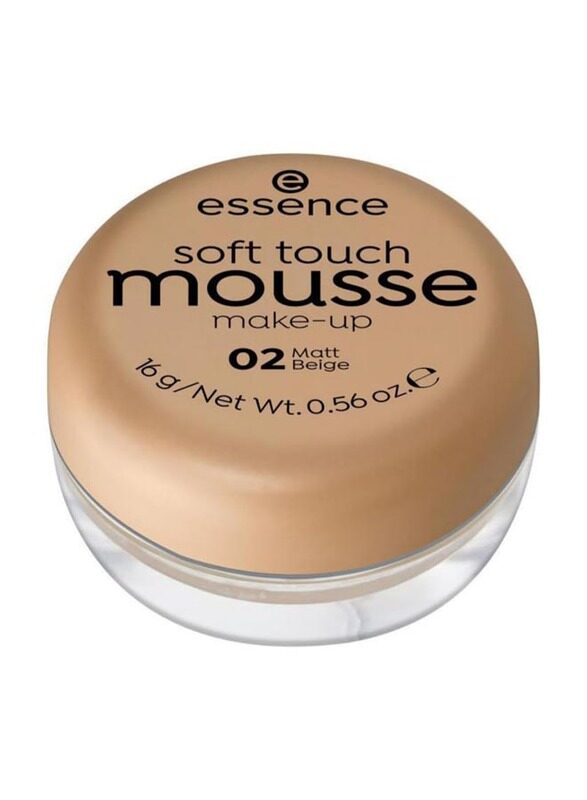 Essence Soft Touch Mousse Make-Up, 02 Matt Beige