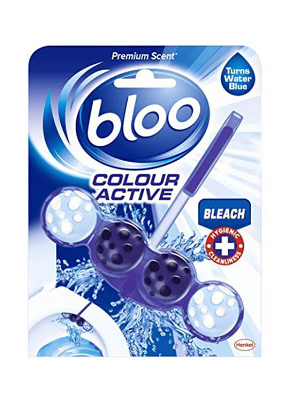 

Bloo Colour Active Toilet Anti-Limescale Odour Stop Bleach Rim Block, 50g