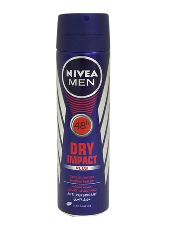 

Nivea Dry Impact Plus Deodorant Spray for Men, 150ml