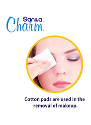 Sanita Charm Lady White Makeup Tissues, 40 Pieces, White
