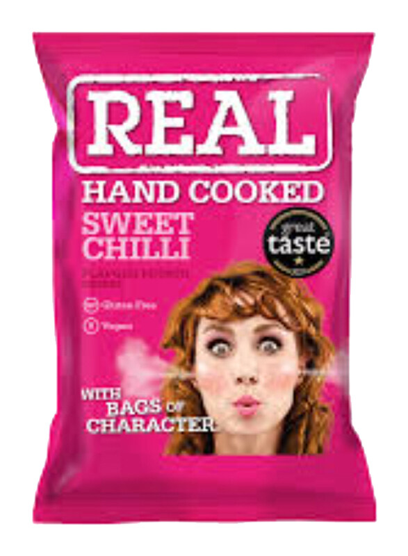 

Real Hand Cooked Sweet Chilli Potato Crisps, 150g