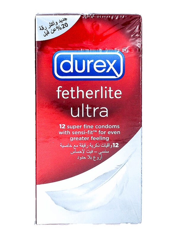 

Durex Fetherlite Ultra Condom, 12 Pieces