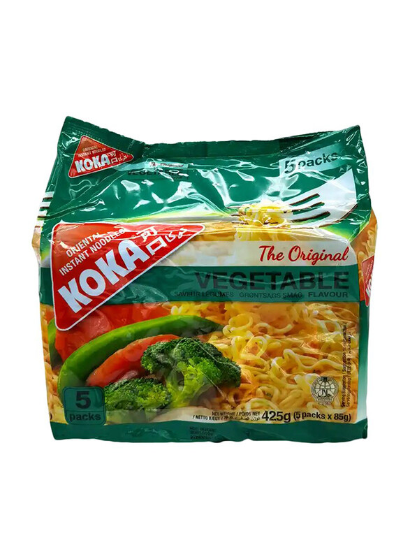 

Koka Instant Vegetable Flavour Noodles, 5 Packs x 85g