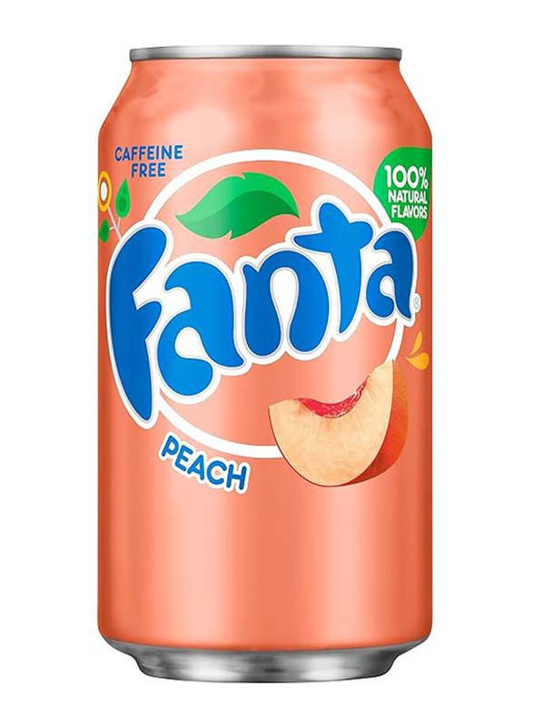 Fanta Peach Soft Drink, 355ml