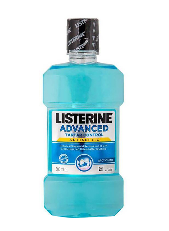 Listerine Advanced Tartar Control Antiseptic Mouthwash, 500ml