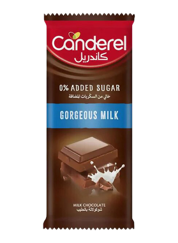 Canderel Gorgeous Milk Chocolate, 100g
