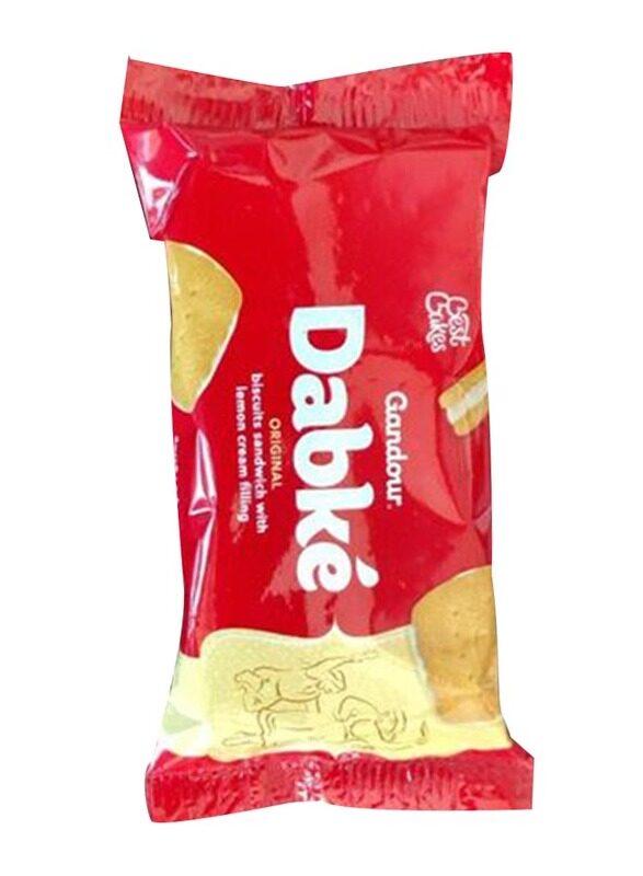 

Gandour Dabke Original Sandwich Biscuits Filled with Lemon Cream, 28g