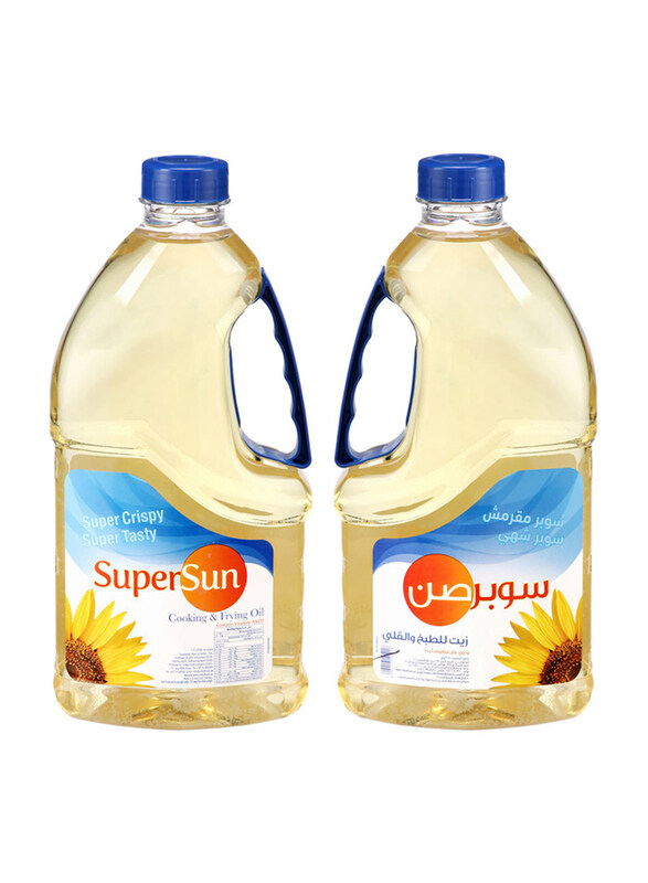 

Supersun Cooking Oil, 2X1.5 Liters
