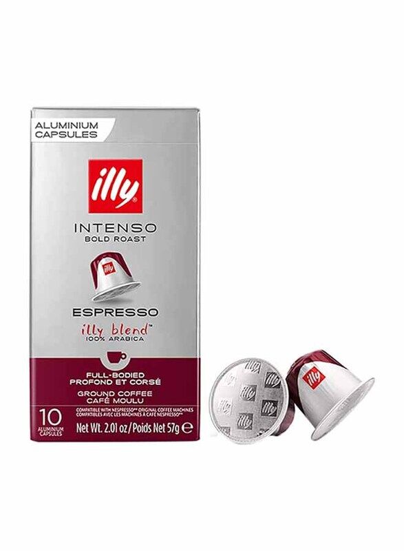 

Illy Intenso Bold Roast Espresso Blend Coffee Capsules, 10 Capsules