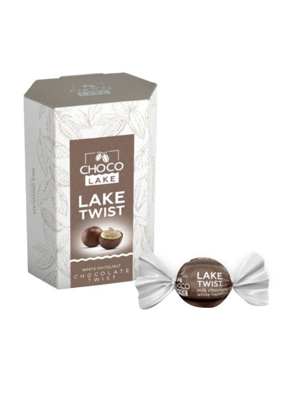 

Choco Lake Twist Whiet Hazelnut Chocolate Twist, 200g