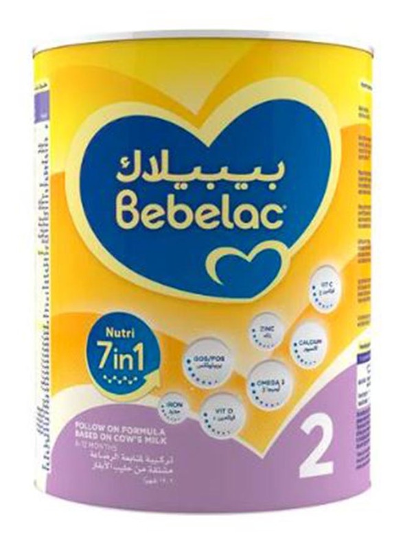 Bebelac 7-in-1 Stage 2 Infant Milk Formula, 6-12 Months, 800g