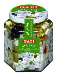 Gazi 45% Soft Cheese Cubes In Oil Olives & Herbs, 300g