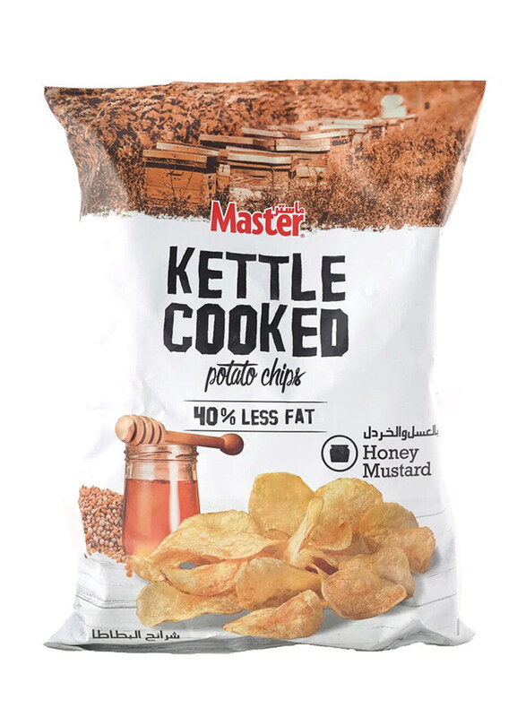 Master Kettle Cooked Honey & Mustard Potato Chips, 2 x 45g