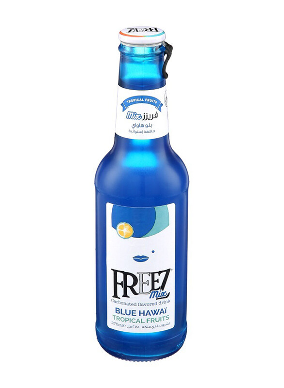 

Freez Mix Carbonated Flavoured Drink Blue Hawaii Tropical Fruits Flavour, 275 ml