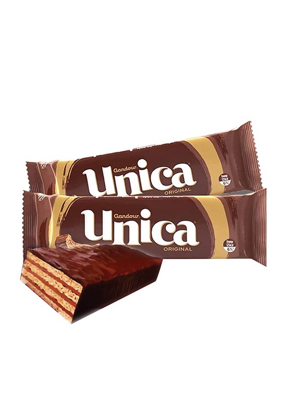Gandour Unica Dark Chocolate Bar, 24 Piece