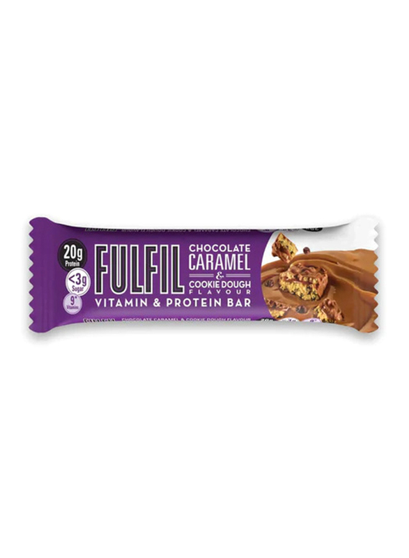 Fulfil Chocolate Caramel & Cookie Dough Bar, 55g