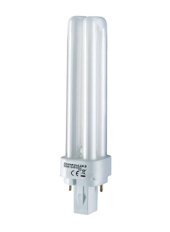 Osram Dulux Pl Lamp, 18W, 2 Pin, White