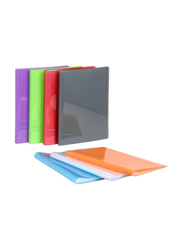 

Viquel Flat Display Book, 80 Pockets, A4 Size, Assorted