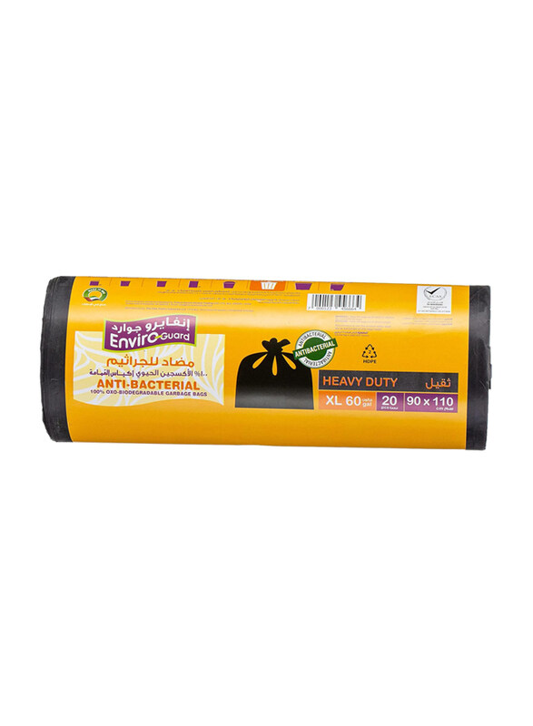 

Enviro Guard Black Rolls, X-Large, 60 Gal, 90 x 110cm, 20 Pieces