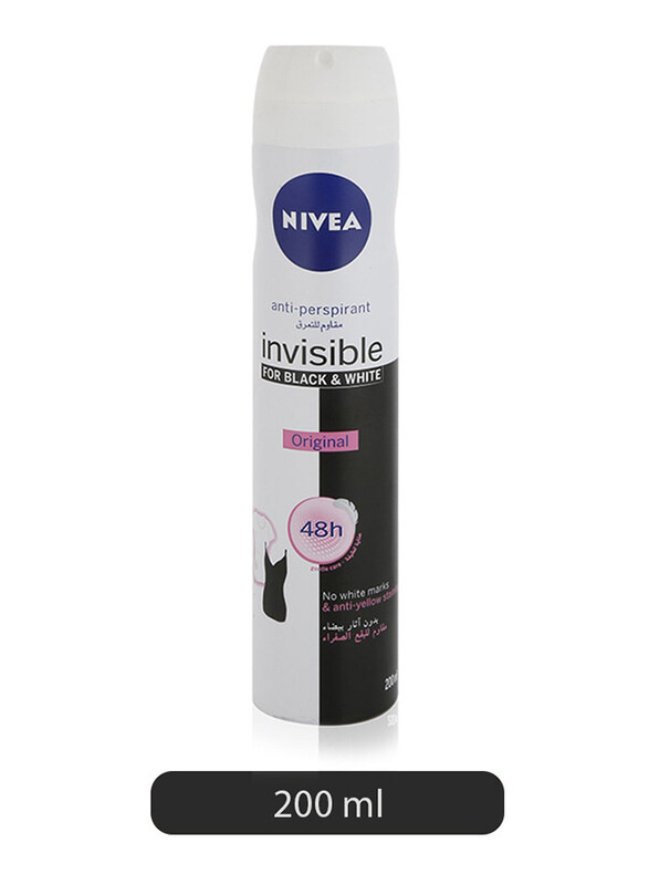 

Nivea Invisible Black & White Deodorant Spray for Women, 200ml