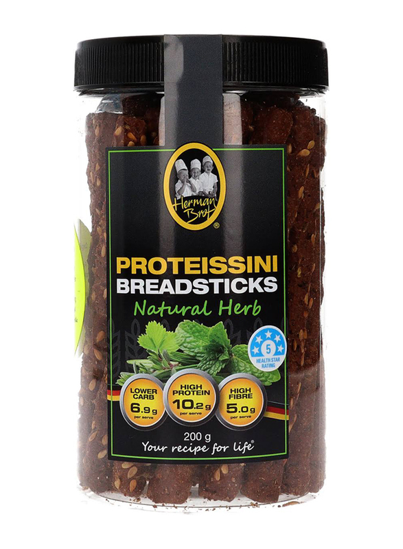 Herman Brot Proteissini Breadsticks with Natural Herb, 200g