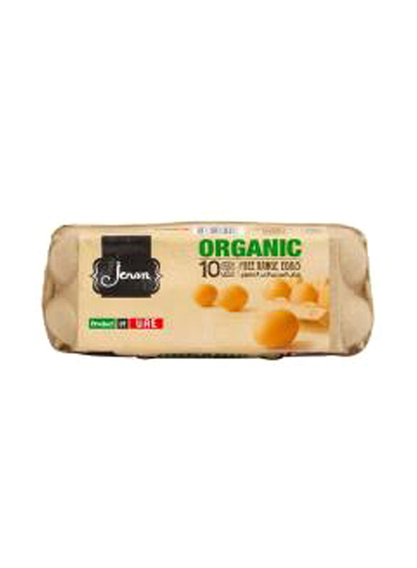 

Jenan Brown Organic Free Range Eggs, 10 Pieces