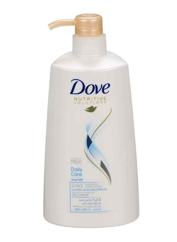 

Dove 2-in-1 Nutritive Solution Daily Care Shampoo for All Hair Types, 600ml