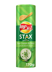 Lay's Stax Sour Cream & Onion Potato Chips, 170g