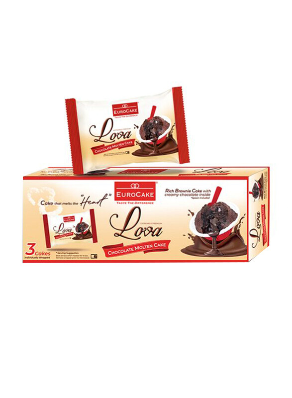 

Eurocake Lova Choco Molten Cake, 3 x 55g