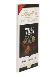 Lindt 78% Cocoa Excellence Dark Chocolate, 100g