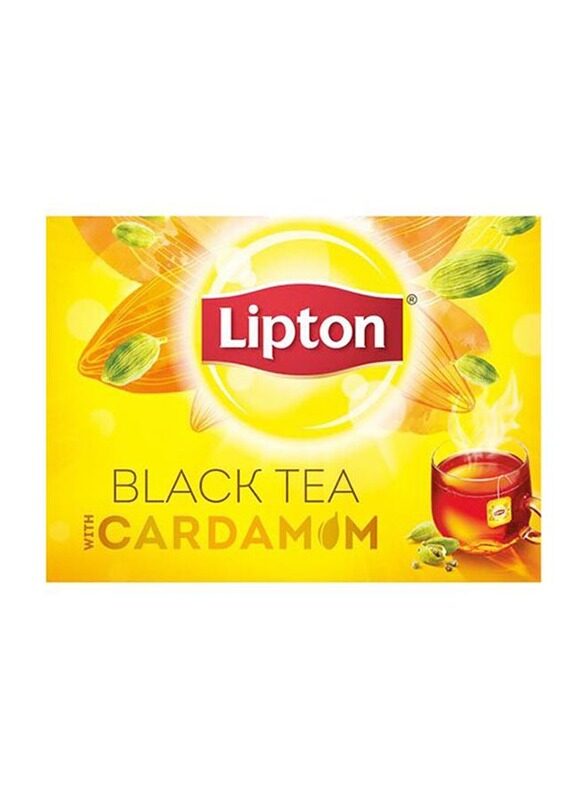 

Lipton Cardamom Yellow Label Tea Black Bag, 100 Sachets x 2g