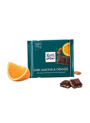 Ritter Sport Dark Almond & Orange Chocolate, 100g